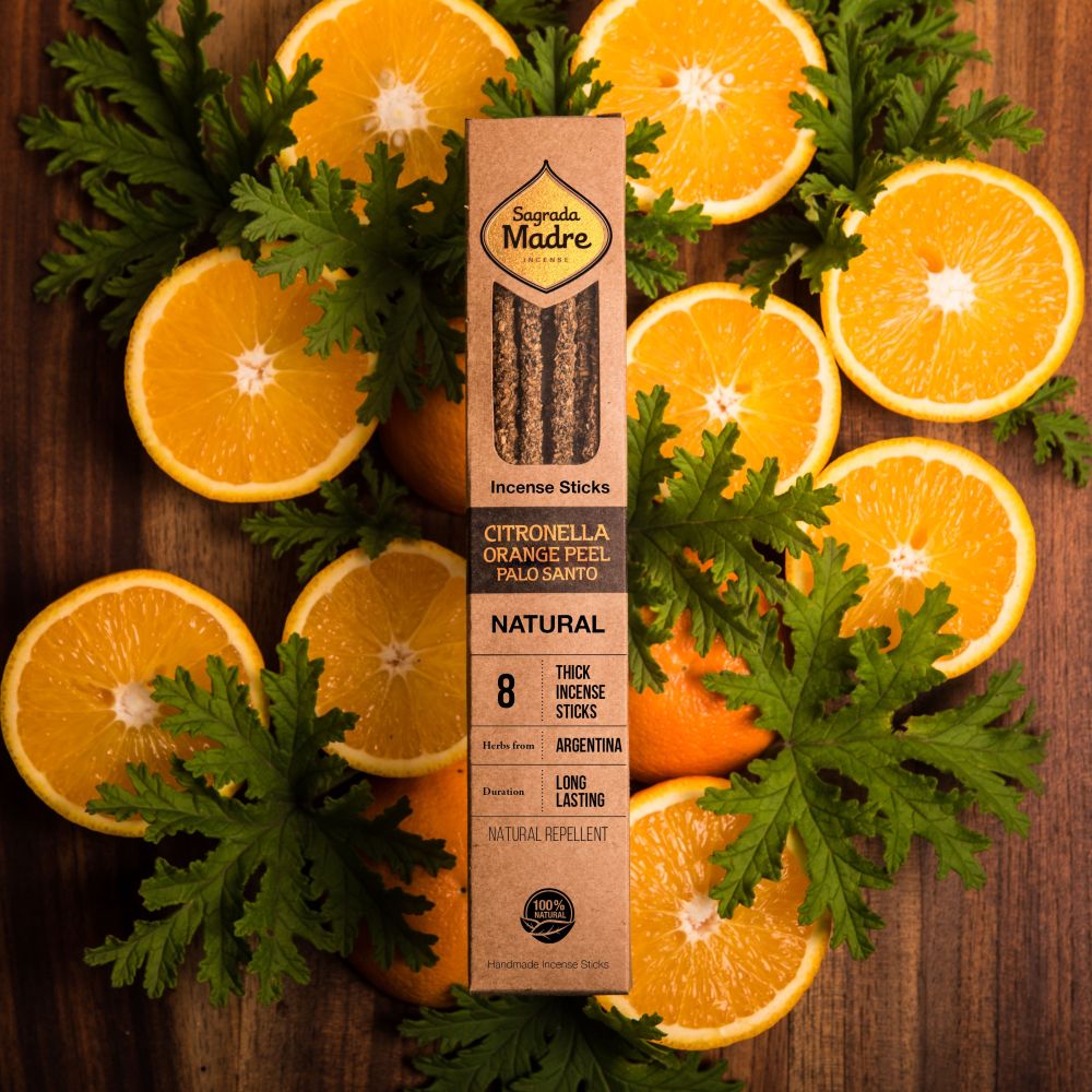 Natural Citronella, Orange, and Palo Santo