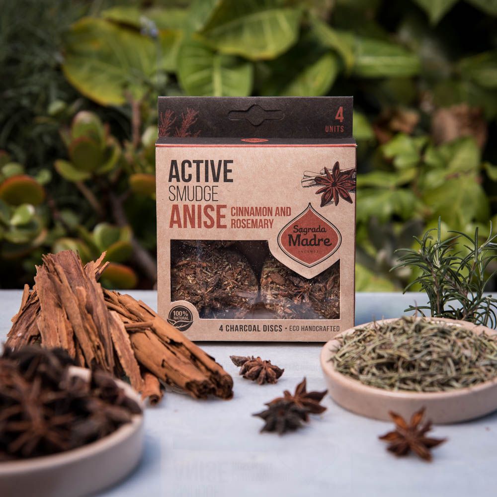 Charcoal Disk X4 Anise, Cinnamon and Rosemary