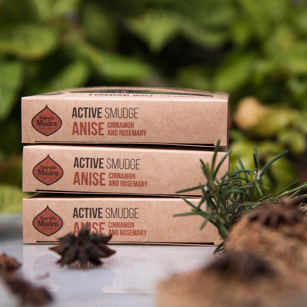 Charcoal Disk X4 Anise, Cinnamon and Rosemary