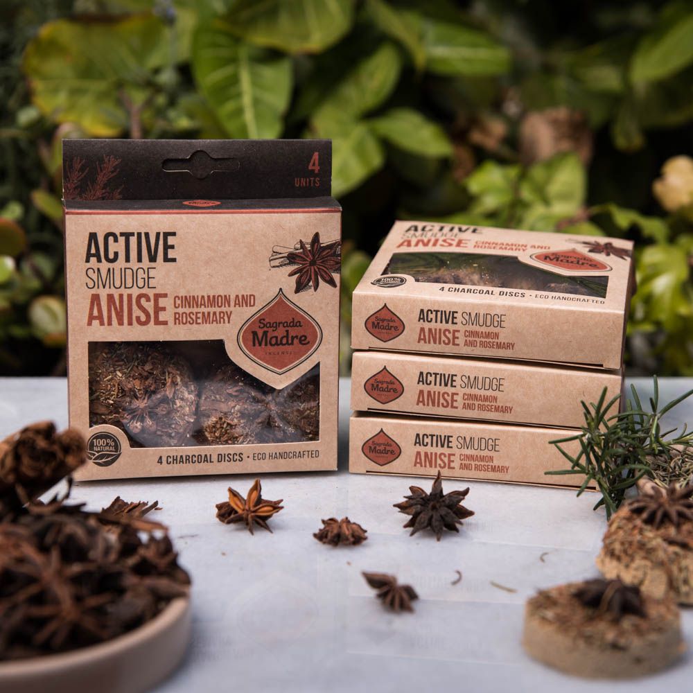 Charcoal Disk X4 Anise, Cinnamon and Rosemary