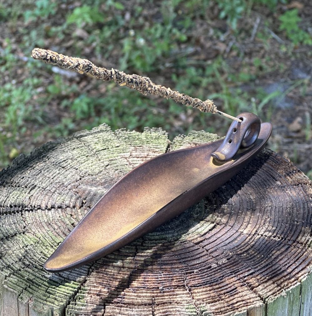 Long Ceramic Incense Holder