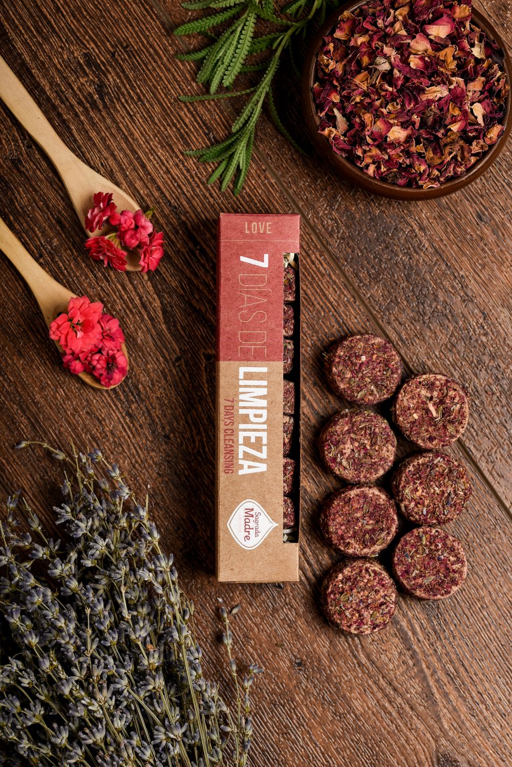 7-Day Cleansing Tablets Rose-Lavender