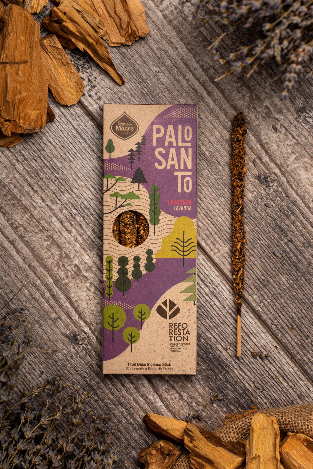 Palo Santo Sustainable Short X4 Lavender