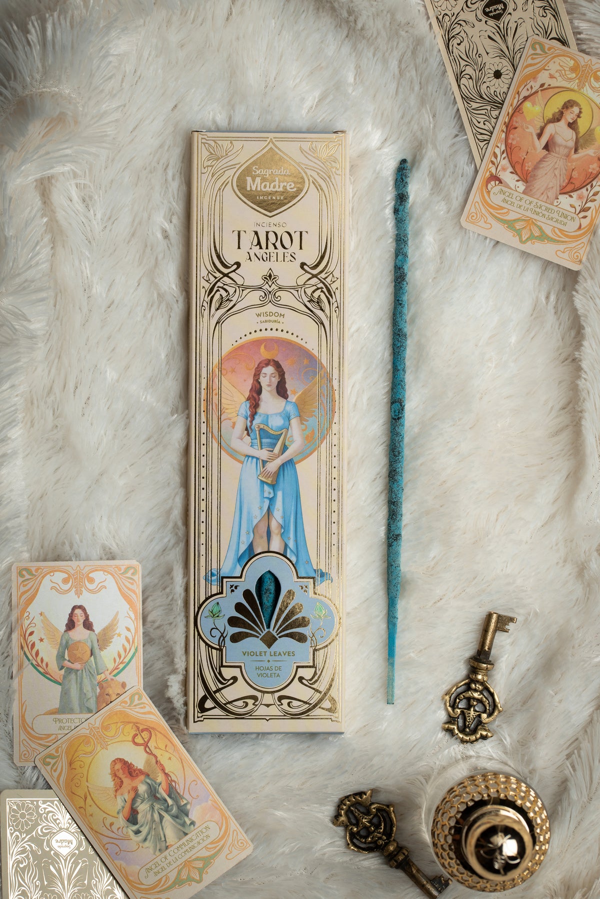 Incense Tarot Angels Wisdom - Violet Leaves -